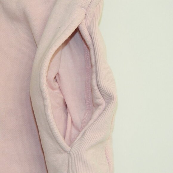 TNA Aritzia Cozy Fleece Boyfriend Pink Lightweight Jersey Sweat Shorts Size S - Picture 5 of 11